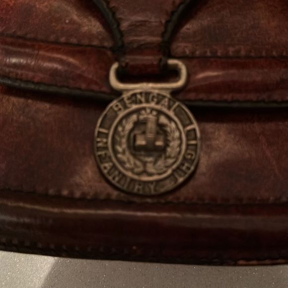 leather purse, Bengal light infantry, original vintage Bengal light infantry - Picture 4 of 5